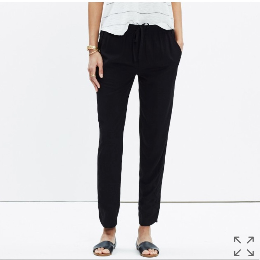 Madewell Black Track Trousers